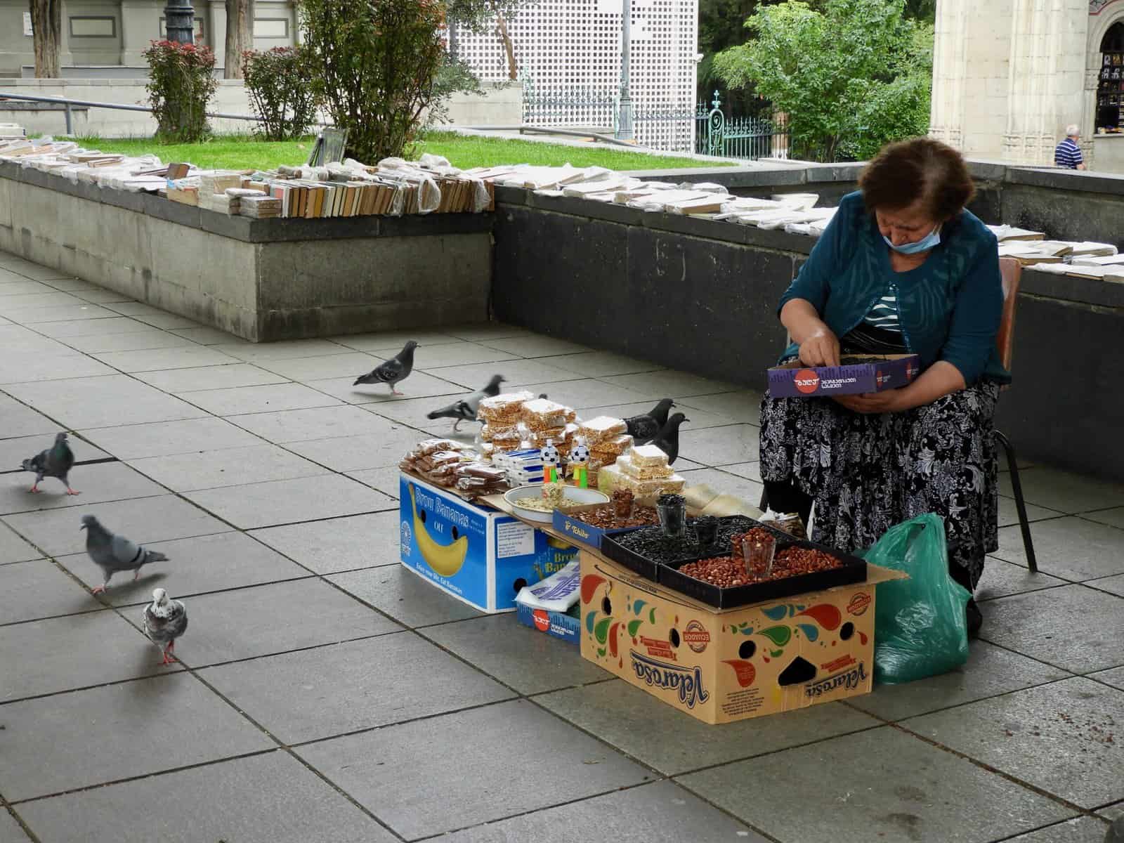 Tbilisi street vendor