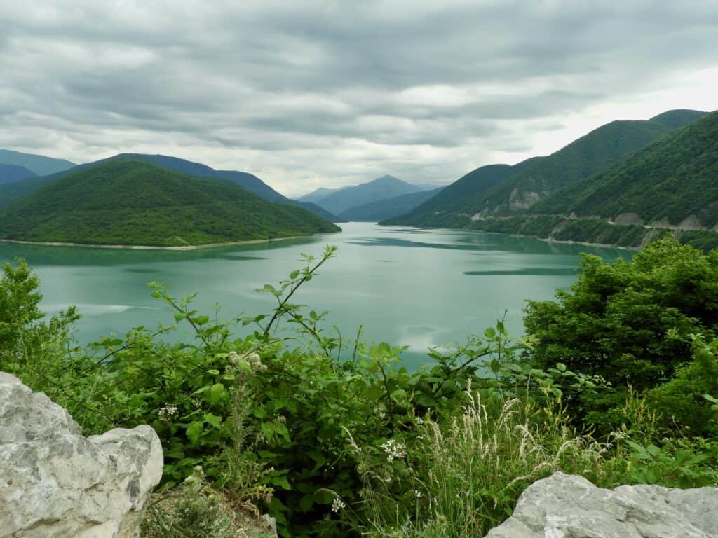 Zhinvali Reservoir, Georgia