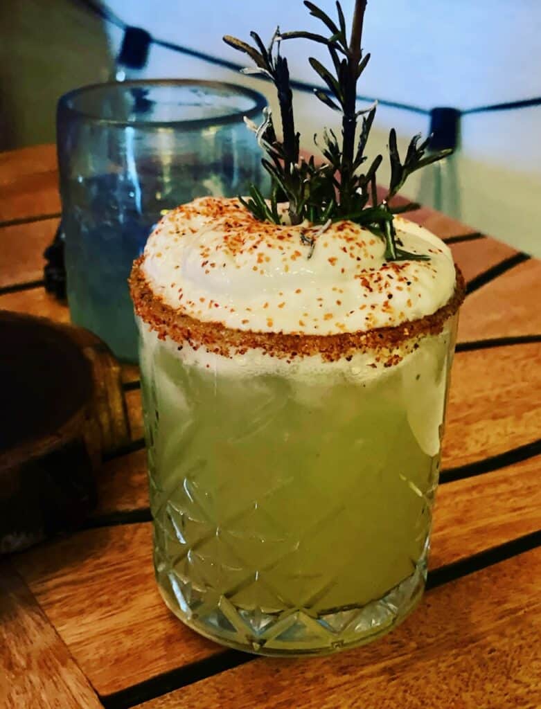 Smoky Mezcal Cocktail at Tostévere in San Miguel de Allende