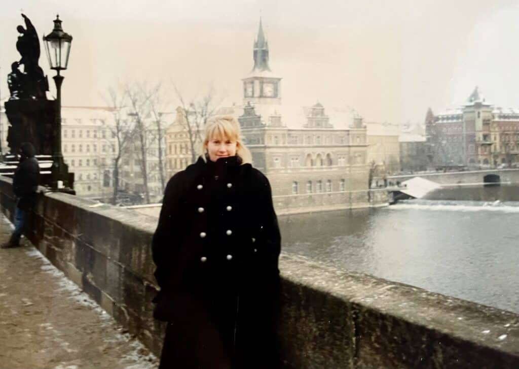 Monica in Heidelberg in 1996