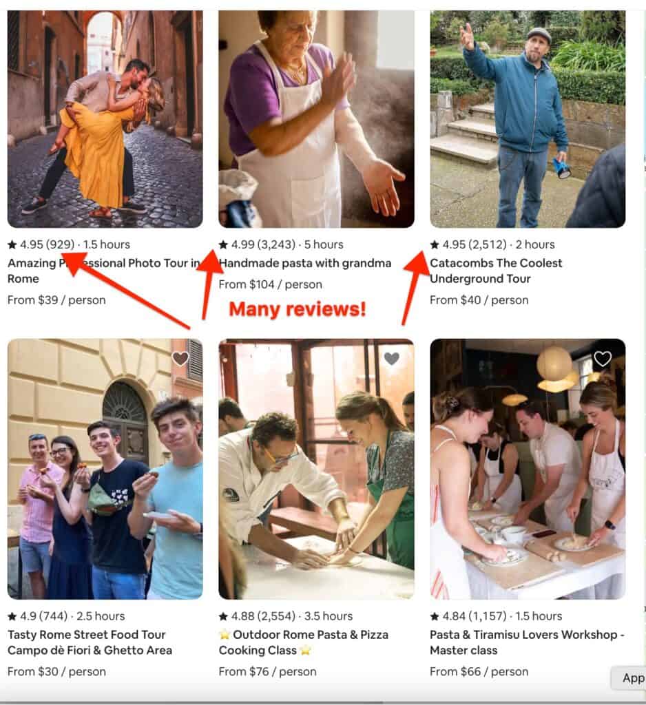 Airbnb Experiences shore excursions