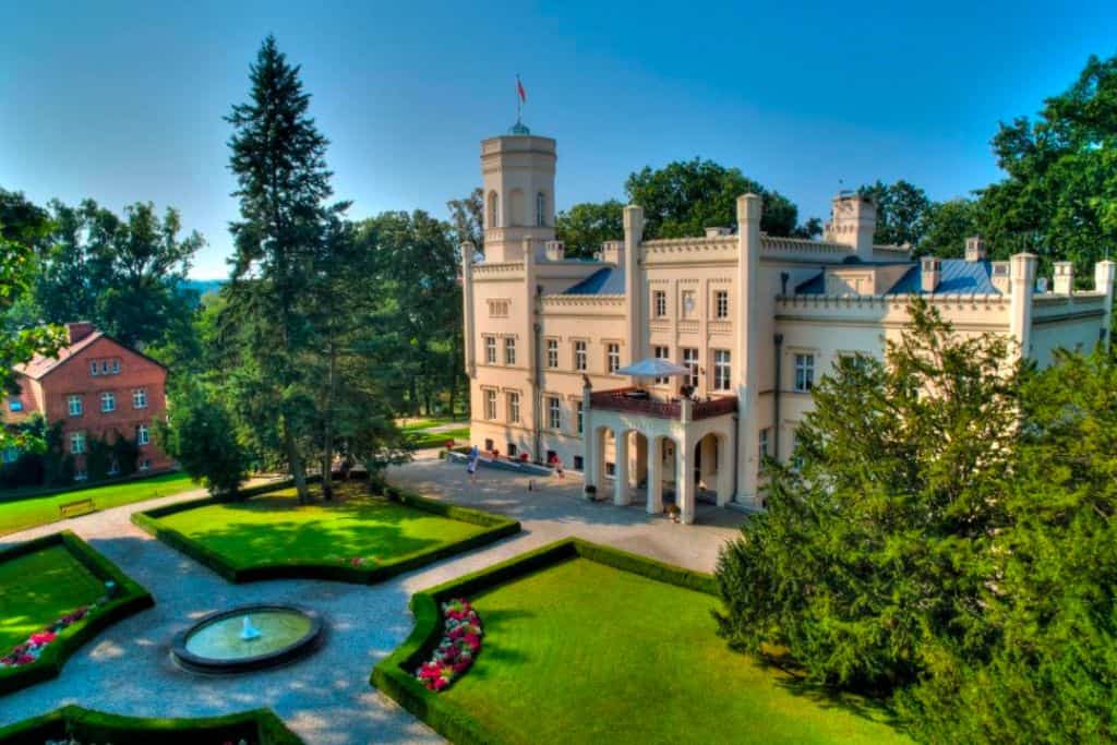 Pałac Mierzęcin castle in Poland