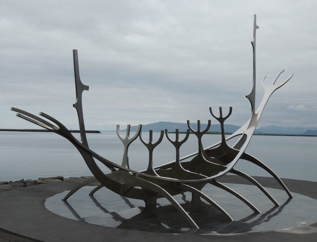 Solfarid Sun Voyager Sculpture Reykjavik Iceland