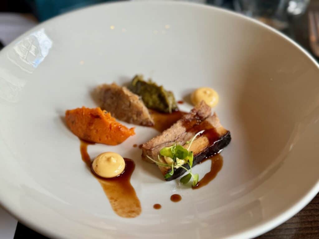 Mystery dish at Six by Nico in Cardiff