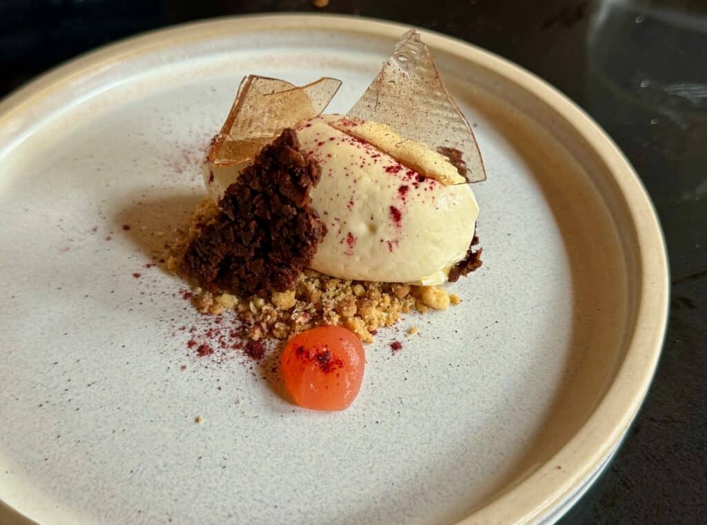 Mystery dessert at Six by Nico in Cardiff