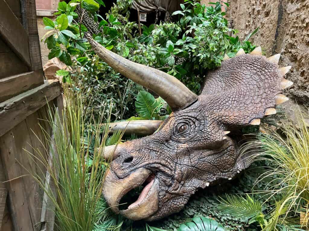 Jurassic Park prop at Museum of Cinema and Miniatures in Lyon