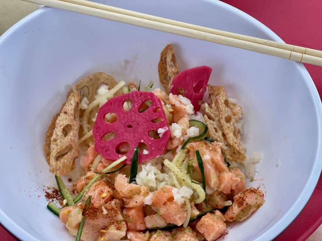 Salmon poke
