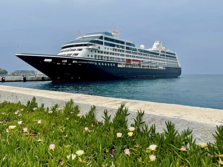 Azamara Pursuit in port 2022