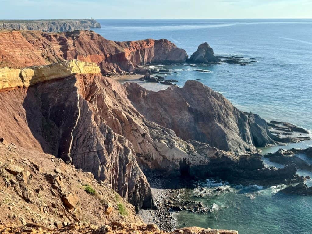 Rock formations we saw while hiking in the Algarve
