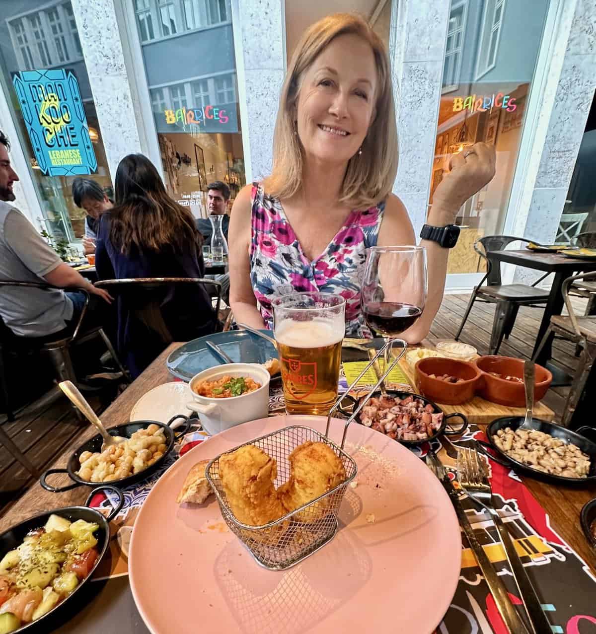 Lisbon Portuguese food at Bairrices