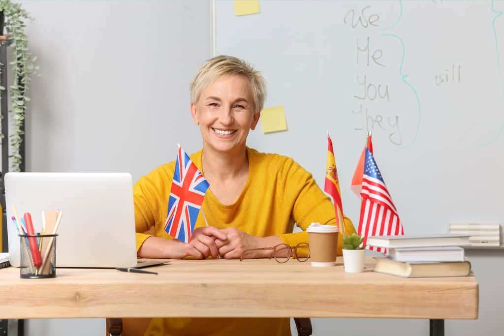 teaching English to adults