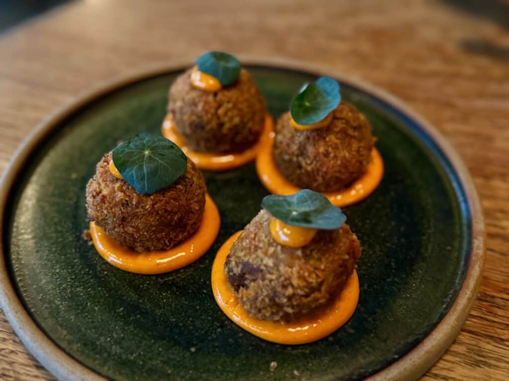 Short Rib Croquettes at Pasture in Bristol, England