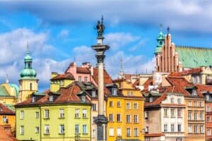Old Town in Warsaw, Poland