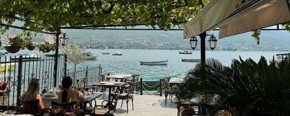 Lake Ohrid in North Macedonia