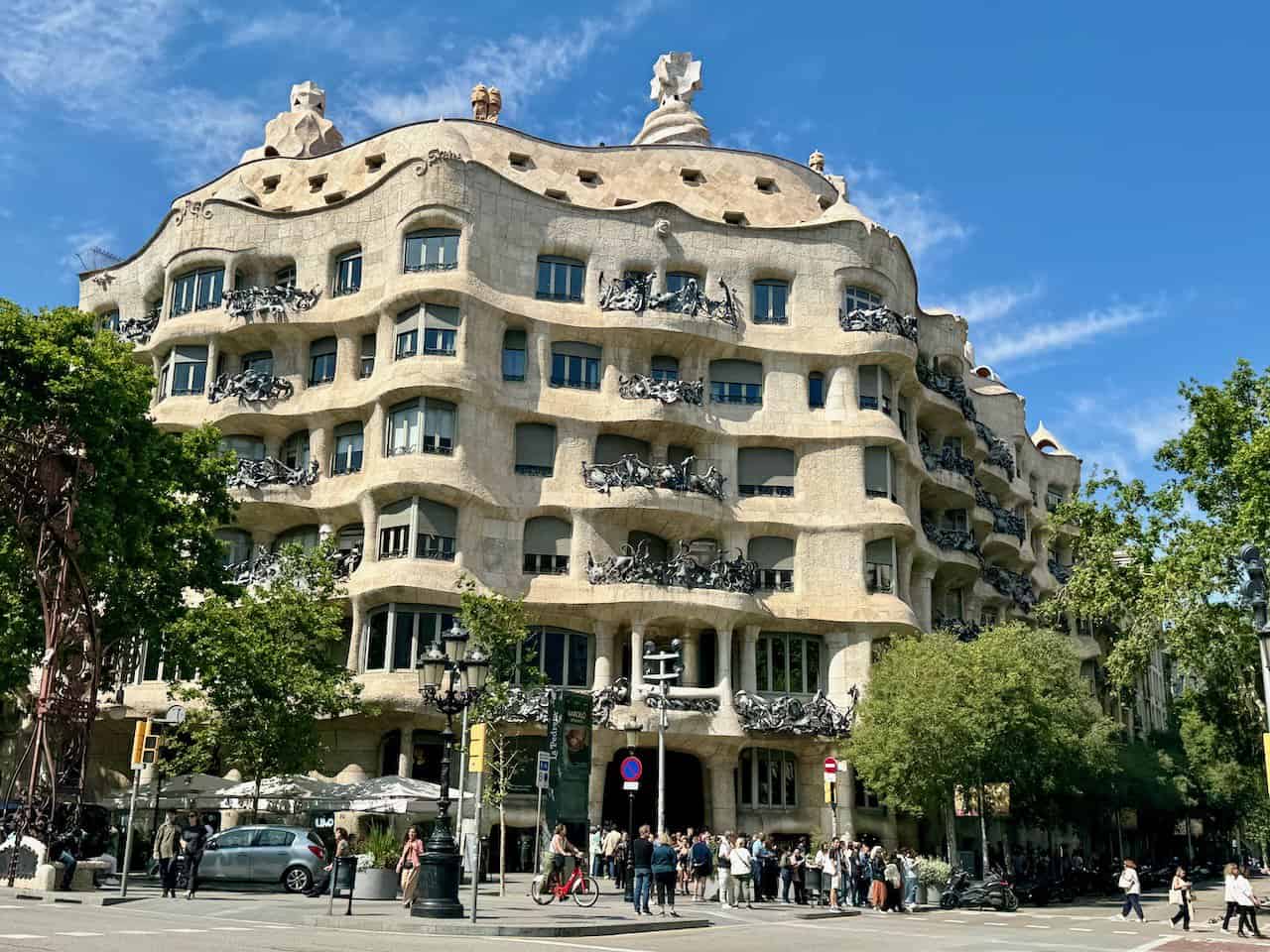 Gaudí-designed La Pedrera (Casa Milà)