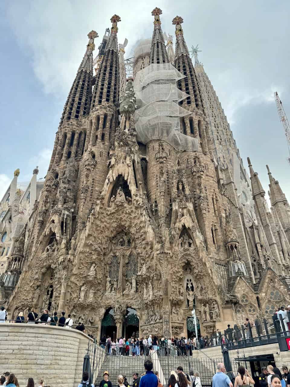 Gaudí's masterpiece in Barcelona, Sagrada Familia in Eixample