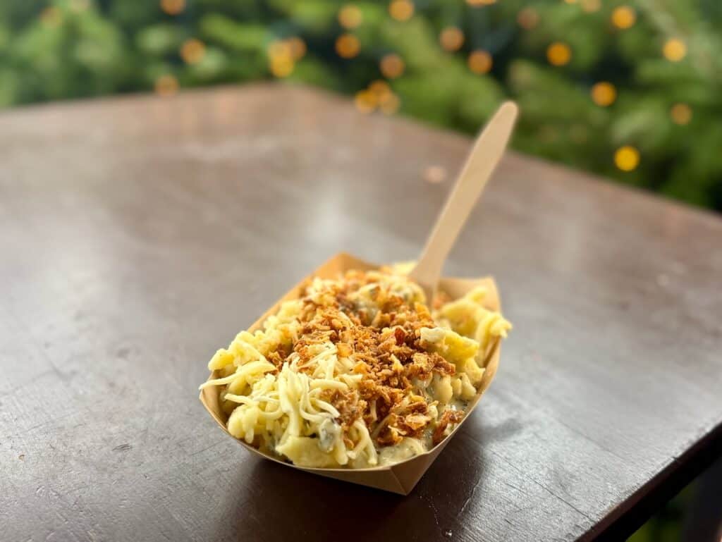 Spätzle at the Cologne Christmas Market