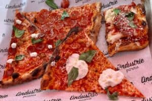REALLY AWESOME New York City pizza slices