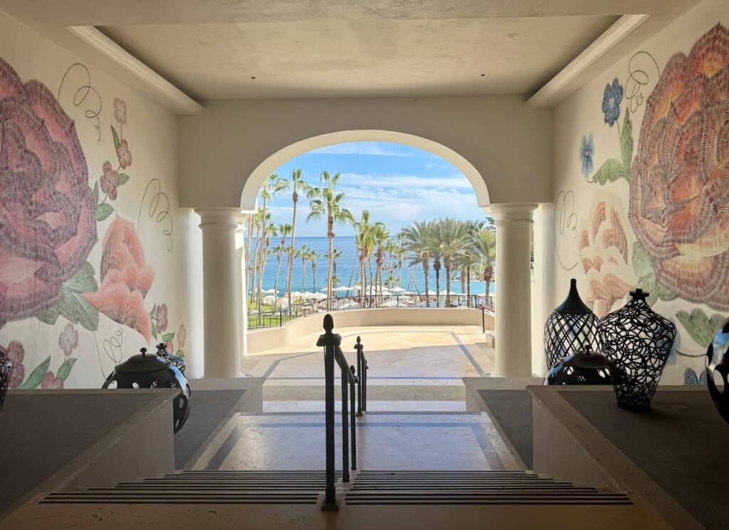 Entryway at Hilton Los Cabos Beach & Golf Resort in Cabo San Lucas, Mexico