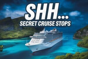 cruise ship on turquoise waters is ideal for discovering hidden cruise gems