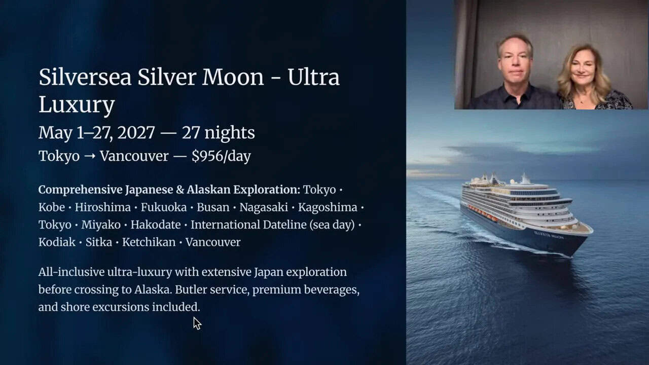 Silver Moon ship profile in port
