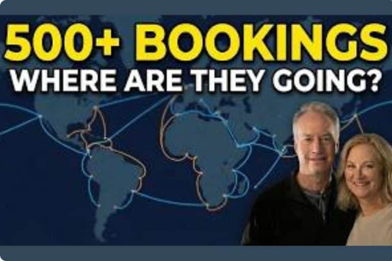 500+ Cruise Bookings: Here’s Where Everyone Is Going (2026 and 2027)